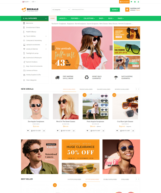 Tema OpenCart - BigSale