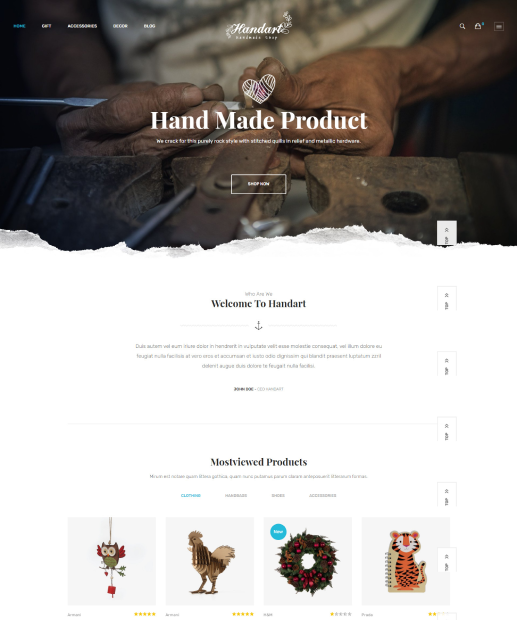 Tema OpenCart - HandArt