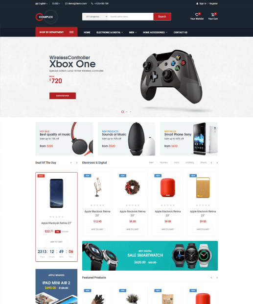 Tema PrestaShop - Complex