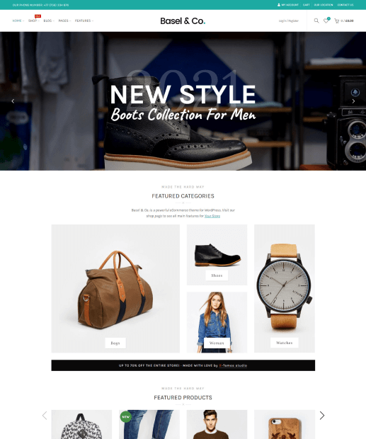 Tema WooCommerce - Basel