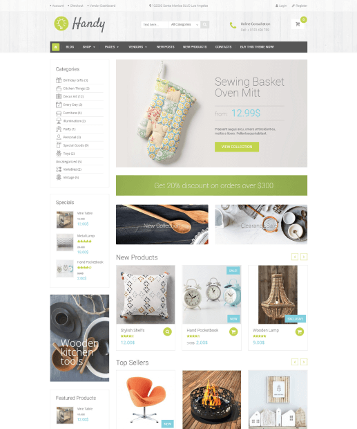 Tema WooCommerce - Handy