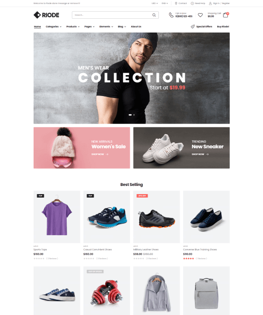 Tema WooCommerce - Riode