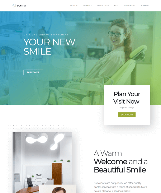 Template WordPress para Dentistas - Dentist WP