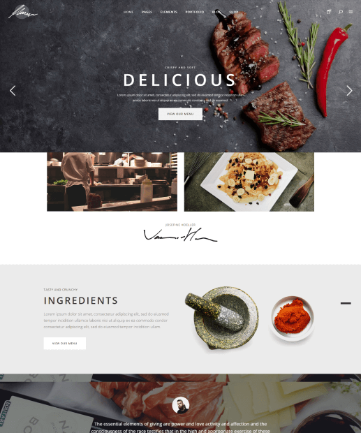 Tema WordPress para Restaurantes - Savory