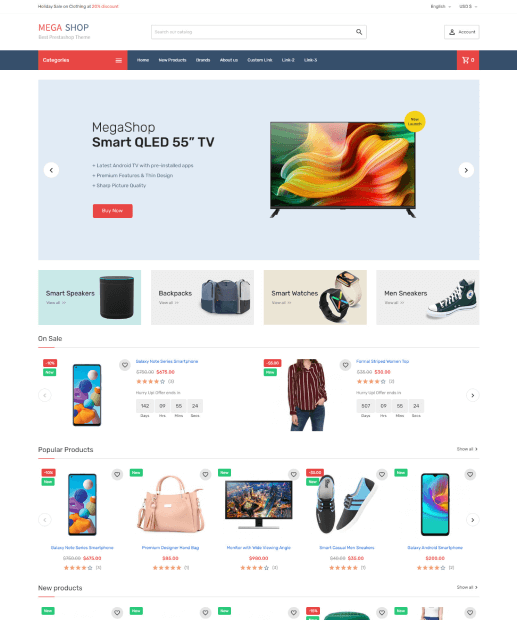 Template PrestaShop - MegaShop