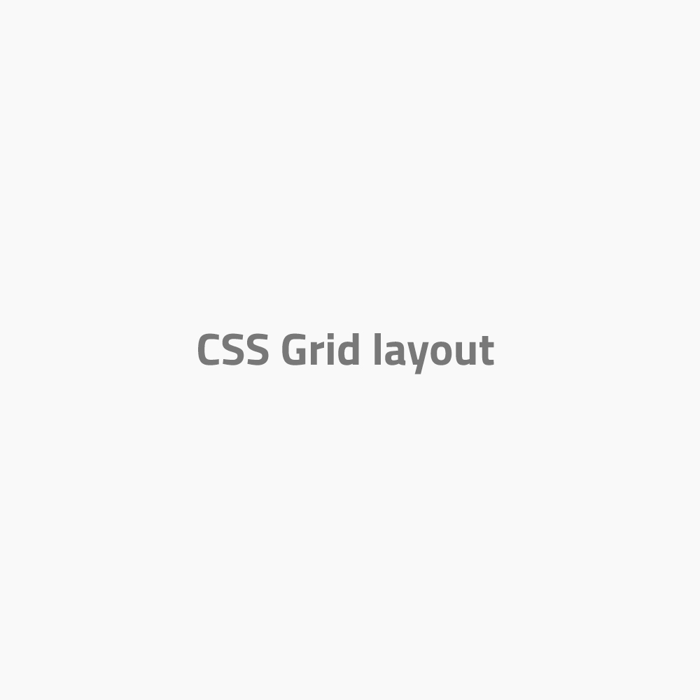 CSS Grid layout