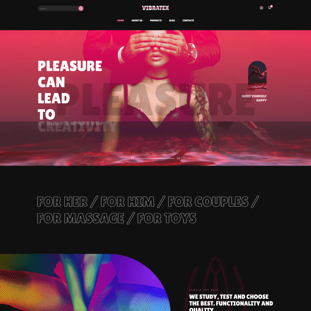 Tema Shopify Clean Store Sex Shop com design limpo e moderno para lojas de produtos adultos