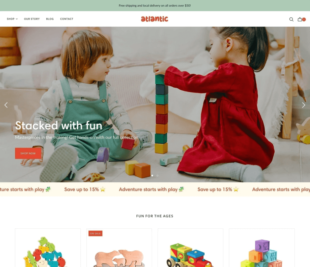 Atlantic - Tema Shopify