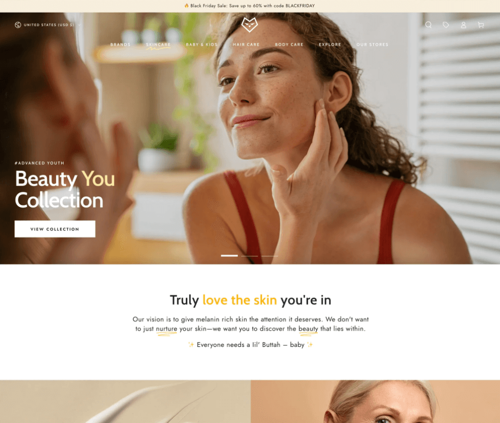 Be Yours - Tema Shopify