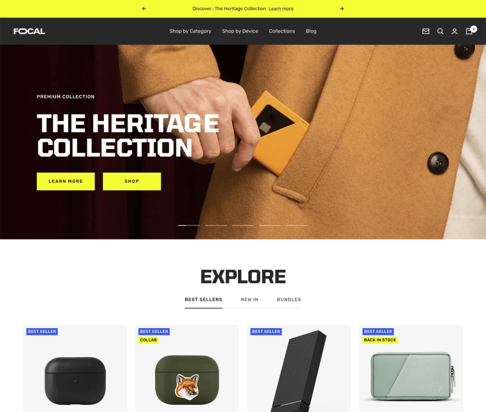 Focal - Tema Shopify