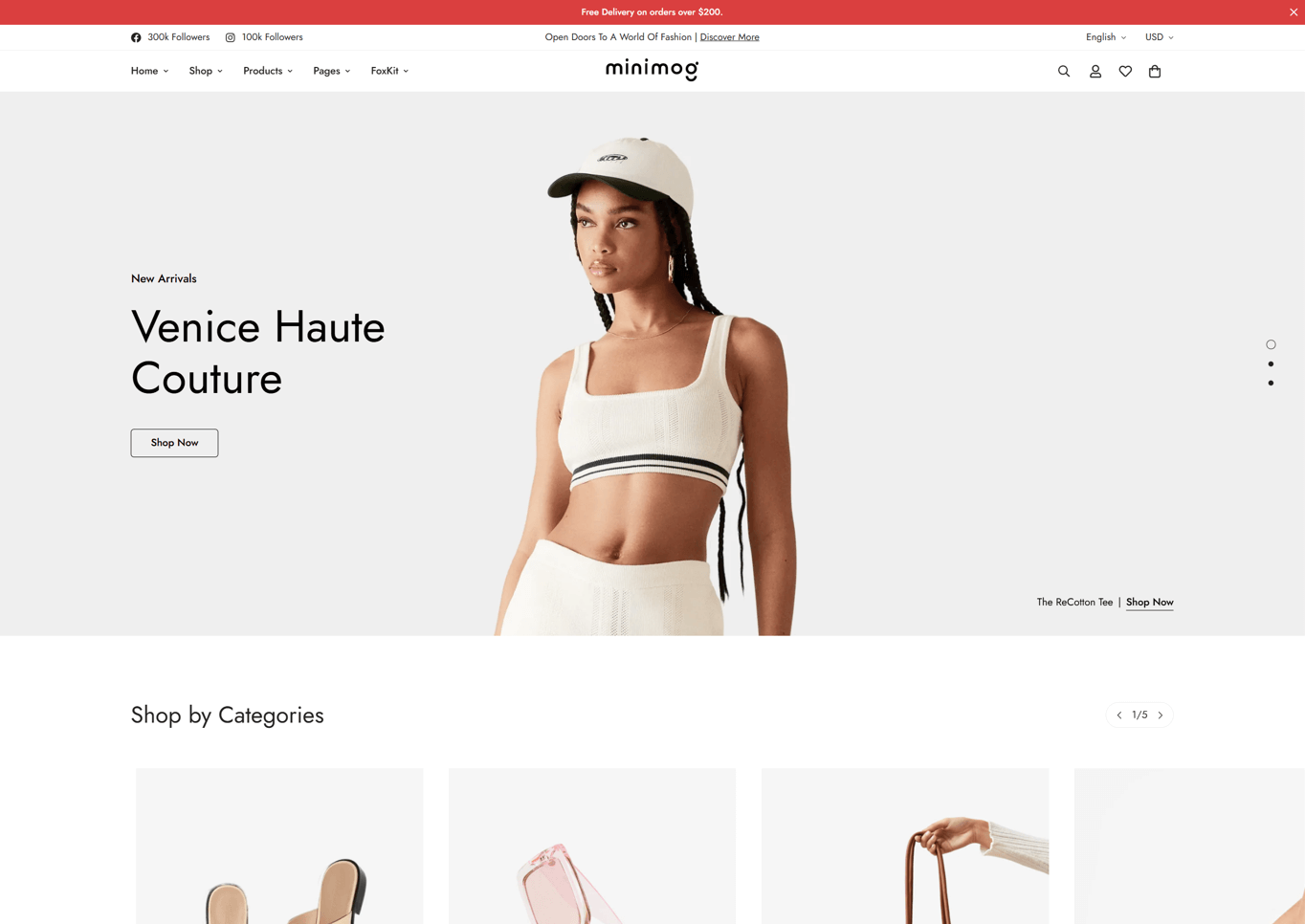 Minimog - Tema responsivo para Shopify