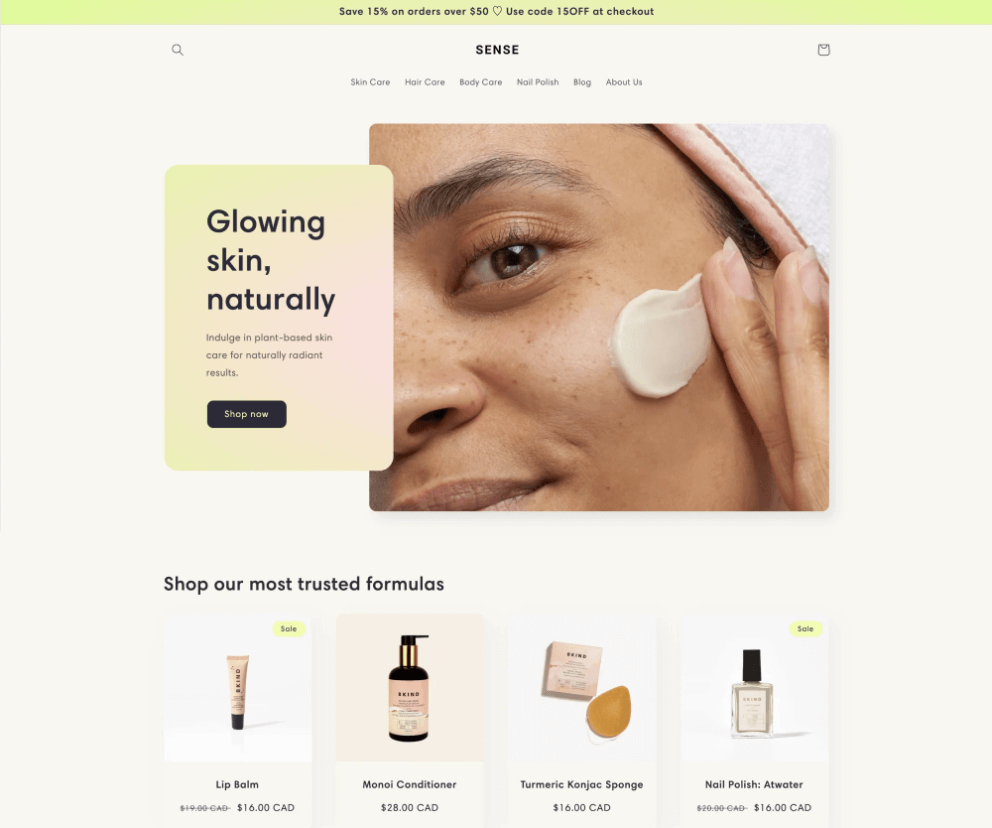 Sense - Tema Shopify