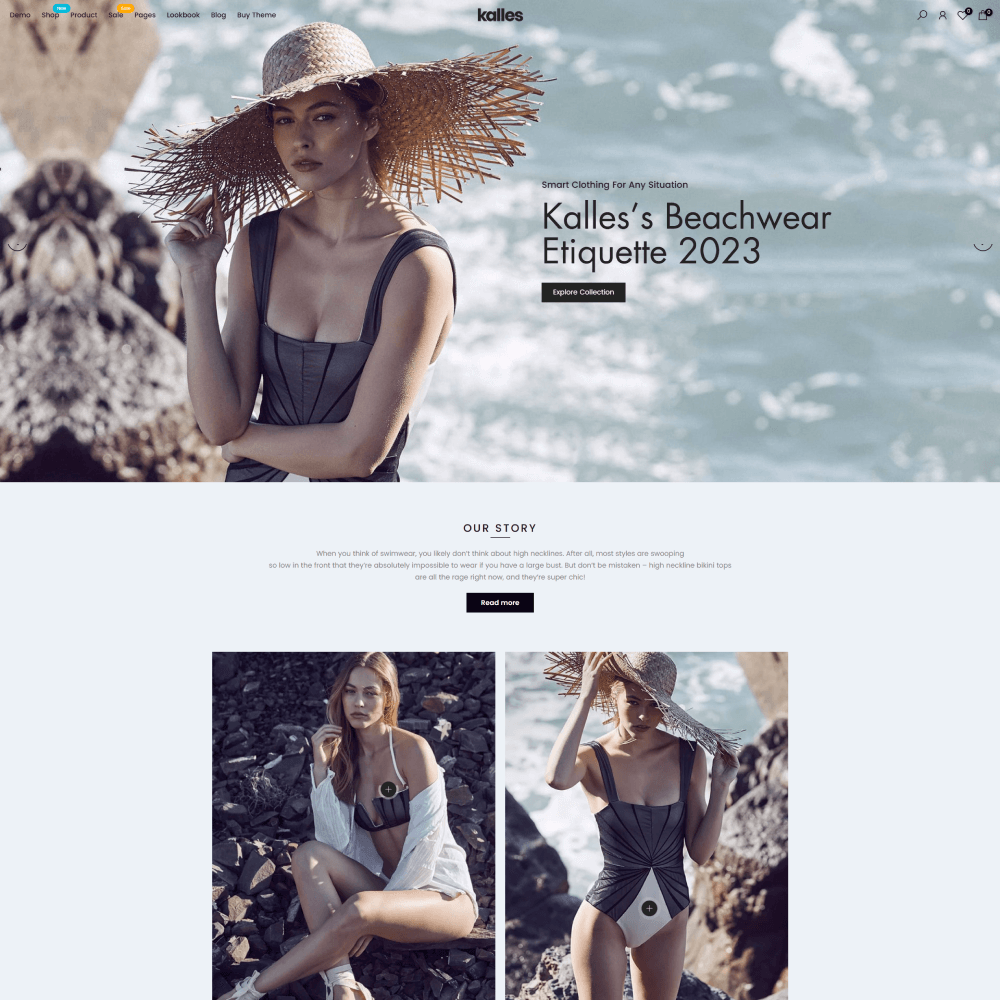 Tema Nuvemshop para lojas de lingerie com visual elegante e navegação intuitiva