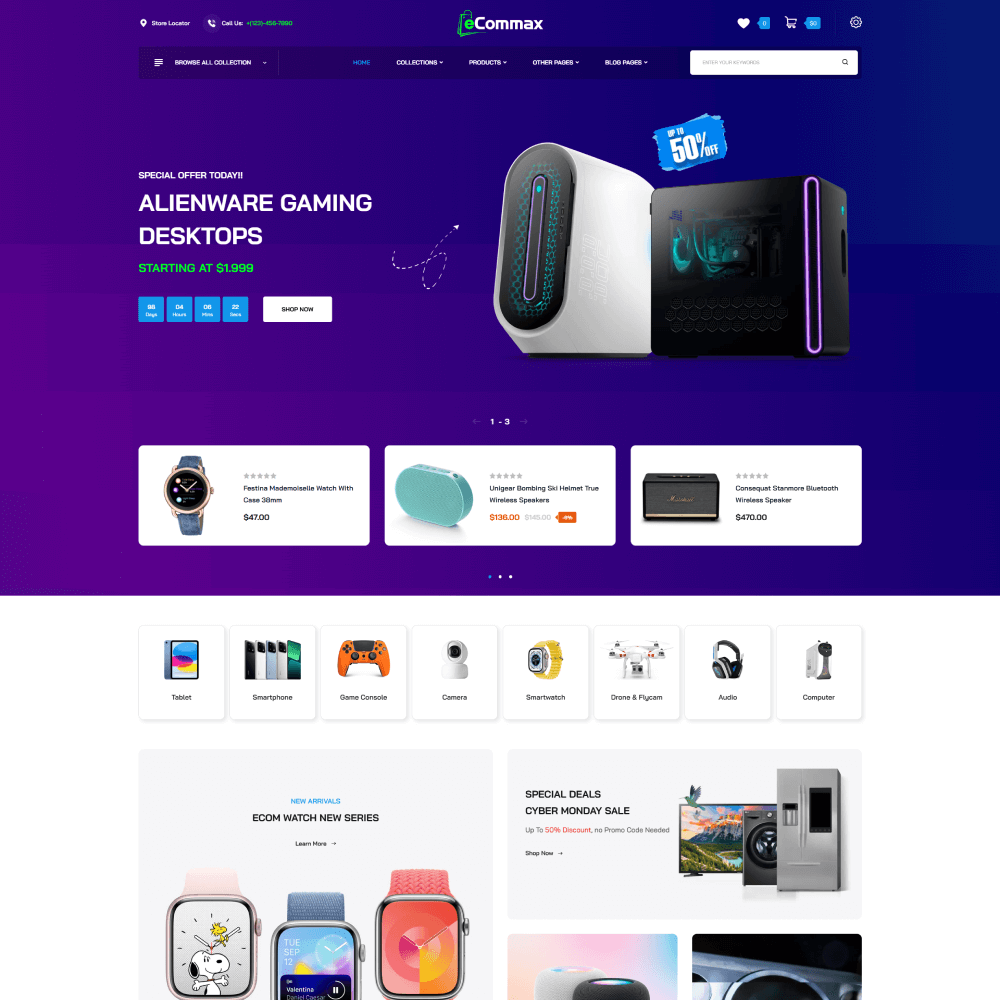 Tema Nuvemshop para lojas de automação residencial e produtos smart home